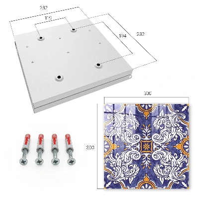 Plant ornament Wall mounted key box