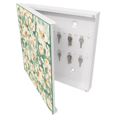 Floral pattern Key box for wall
