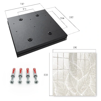Calm leaves Key box for wall