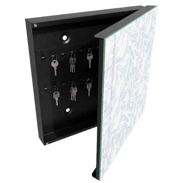 Floral pattern Wall mounted key box