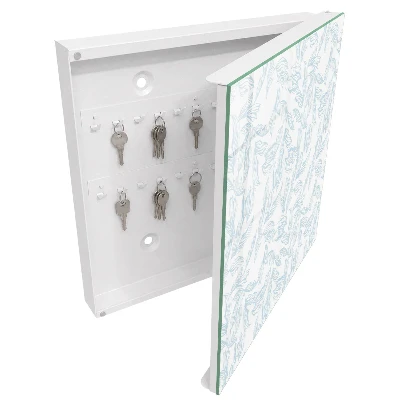 Floral pattern Wall mounted key box
