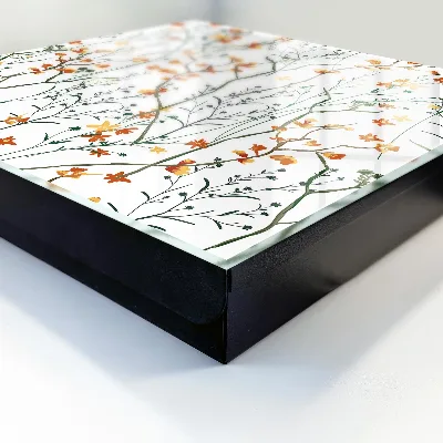 Floral pattern Key box for wall