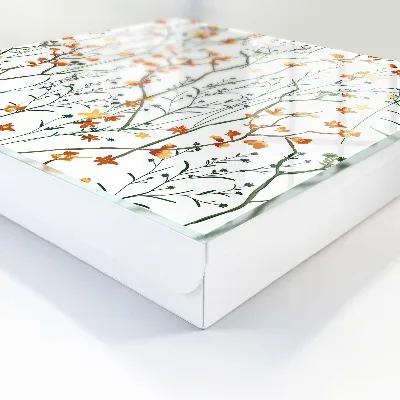 Floral pattern Key box for wall