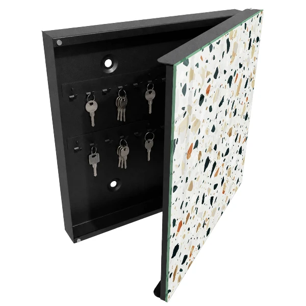 Terrazzo pattern Wall mounted key box