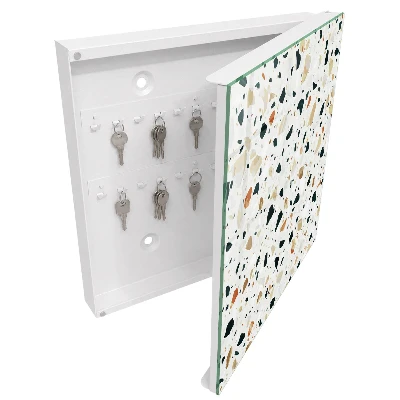Terrazzo pattern Wall mounted key box