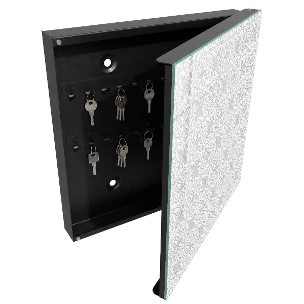 Geometric pattern Key box for wall