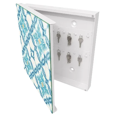 Decorative mosaic Wall mounted key box
