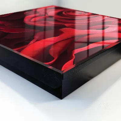 Red roses Wall mounted key box