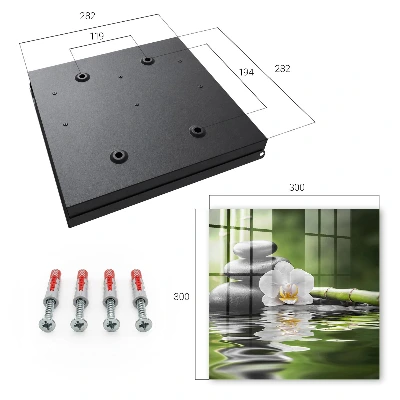 Zen orchid Key box for wall