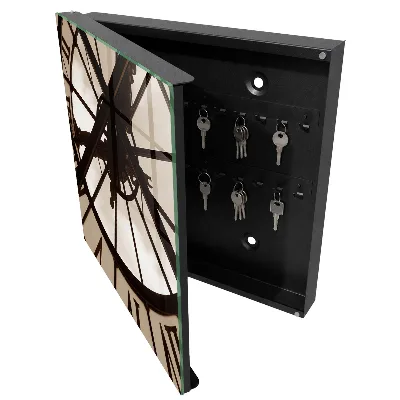 Industrial elegance Wall mounted key box