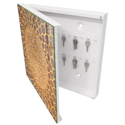 Geometric ornament Key box for wall