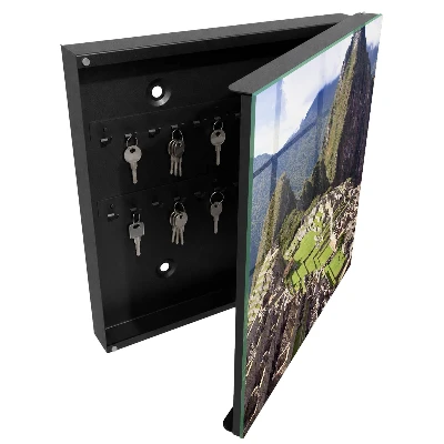 Wall mounted key box mountain town design