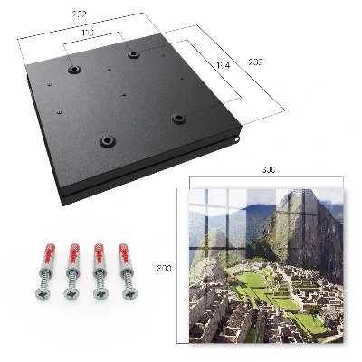 Mountain town Wall mounted key box