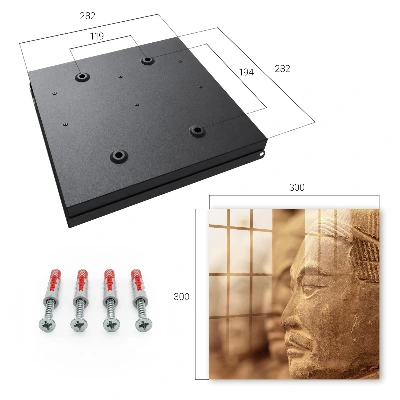 Historical sculpture key box wall-mounted design