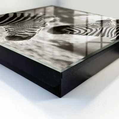 Zebras together Wall mounted key box