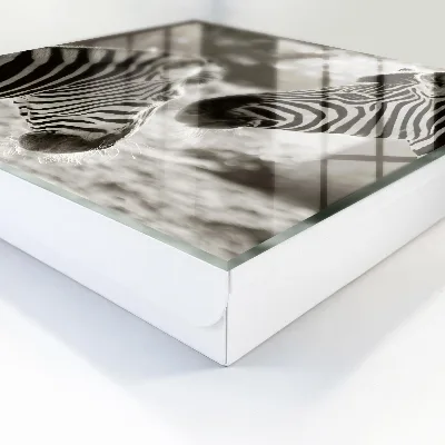Zebras together Wall mounted key box