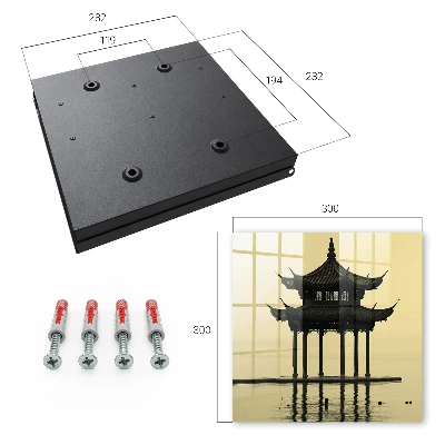 Pavilion on the water Key box for wall