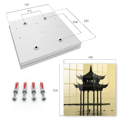 Pavilion on the water Key box for wall