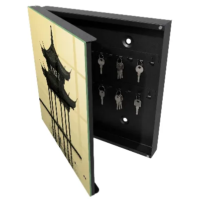 Pavilion on the water Key box for wall
