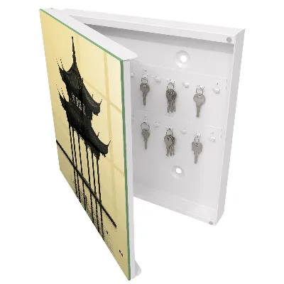 Pavilion on the water Key box for wall