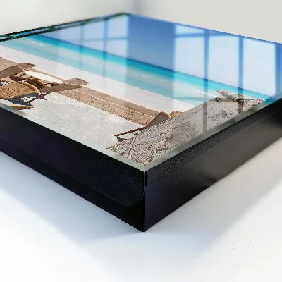 Wall-mounted key box sea relaxation design