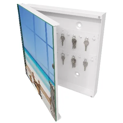 Wall-mounted key box sea relaxation design