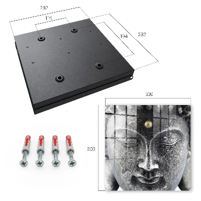 Zen portrait Wall mounted key box