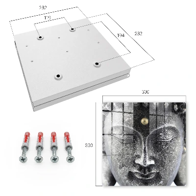 Zen portrait Wall mounted key box
