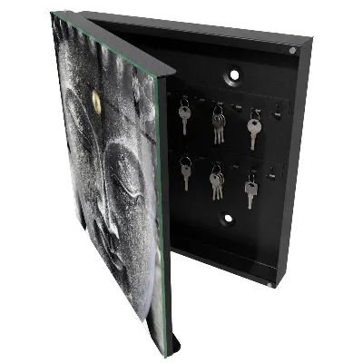 Zen portrait Wall mounted key box