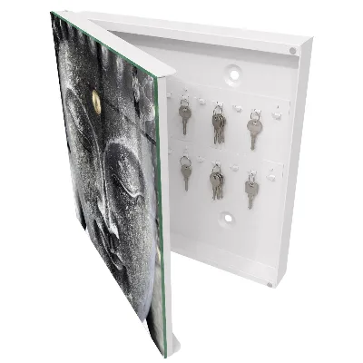 Zen portrait Wall mounted key box