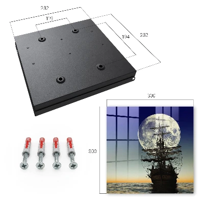 Night sails Key box for wall