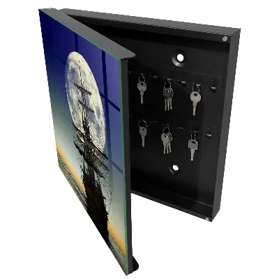Night sails Key box for wall