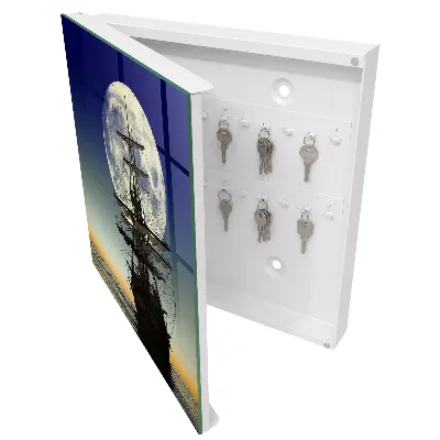 Night sails Key box for wall