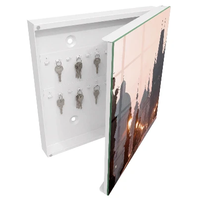 Historic bridge Key box for wall