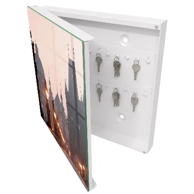 Historic bridge Key box for wall