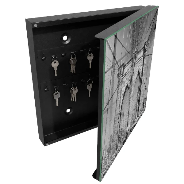 Iconic bridge Wall mounted key box