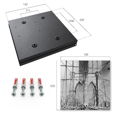 Iconic bridge Wall mounted key box
