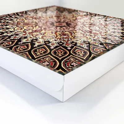 Key cabinet with intricate patterns
