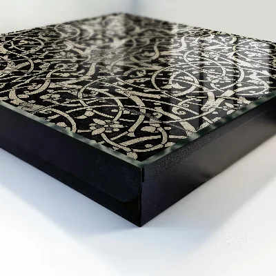 Wall mounted key box with decorative elegance