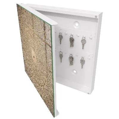 Ornamental mandala Wall mounted key box