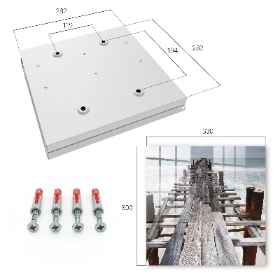 Wall mounted key box endless harbor design