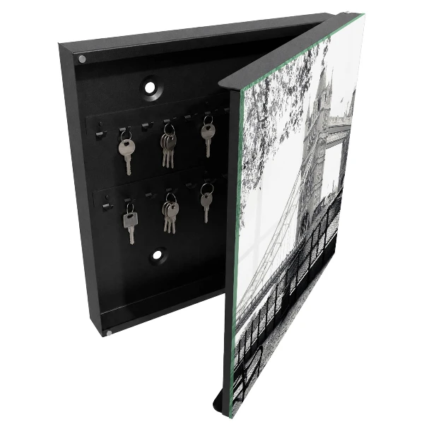 Gothic bridge Wall mounted key box