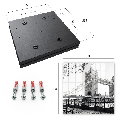 Gothic bridge Wall mounted key box