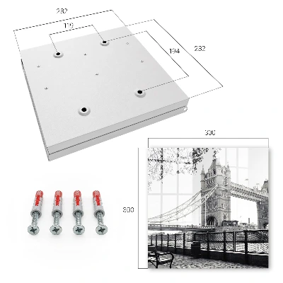 Wall mounted key box gothic bridge design