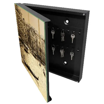 Key cabinet with City charm design