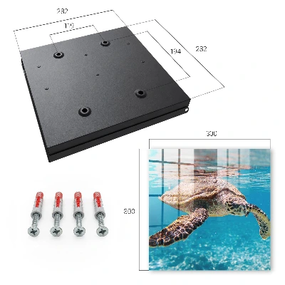 Underwater world Key box for wall