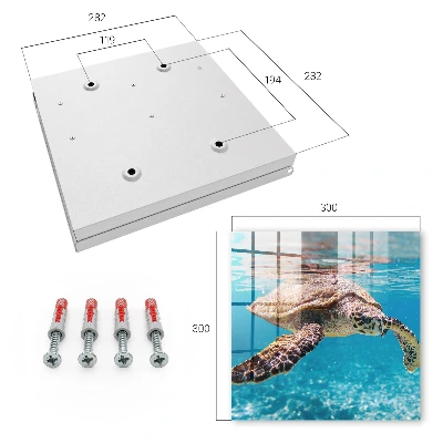 Underwater world key box wall mounted storage cabinet