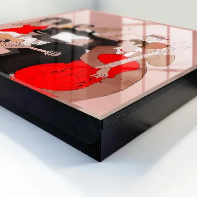 Jazz scene Key box for wall