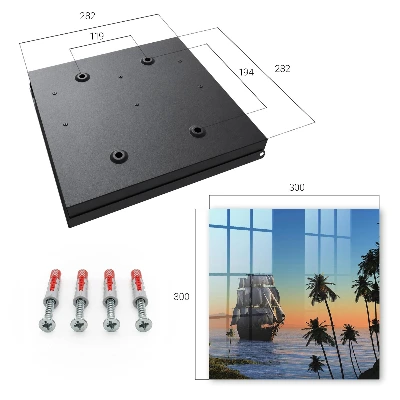 Sea sailboat Wall mounted key box