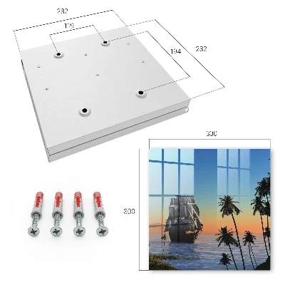 Sea sailboat Wall mounted key box